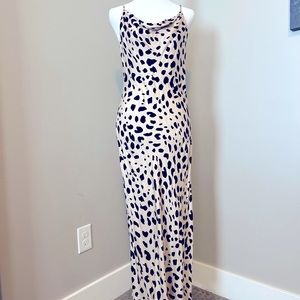 Print maxi dress